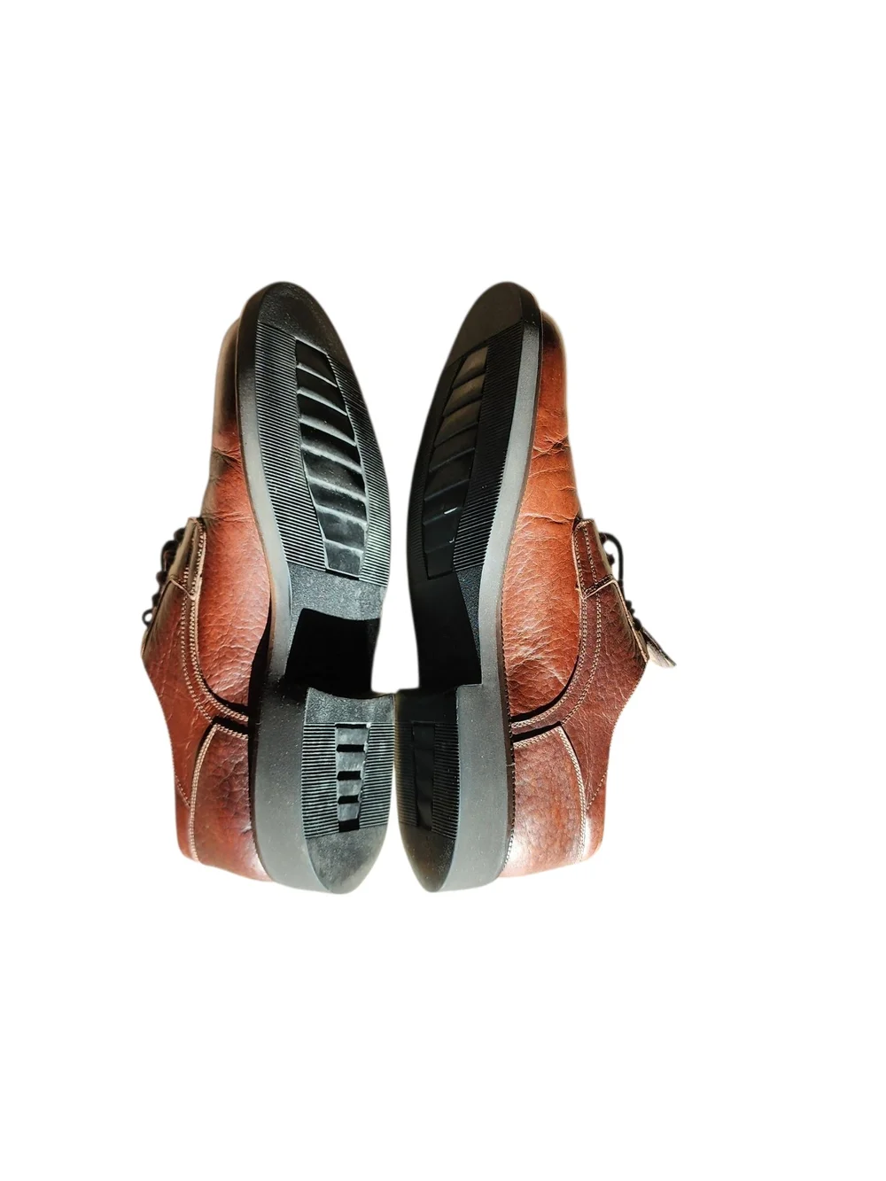 Vintage H.S. Trask Men's Dark Brown Leather Derby Shoes - Lace-Up Oxford Office
